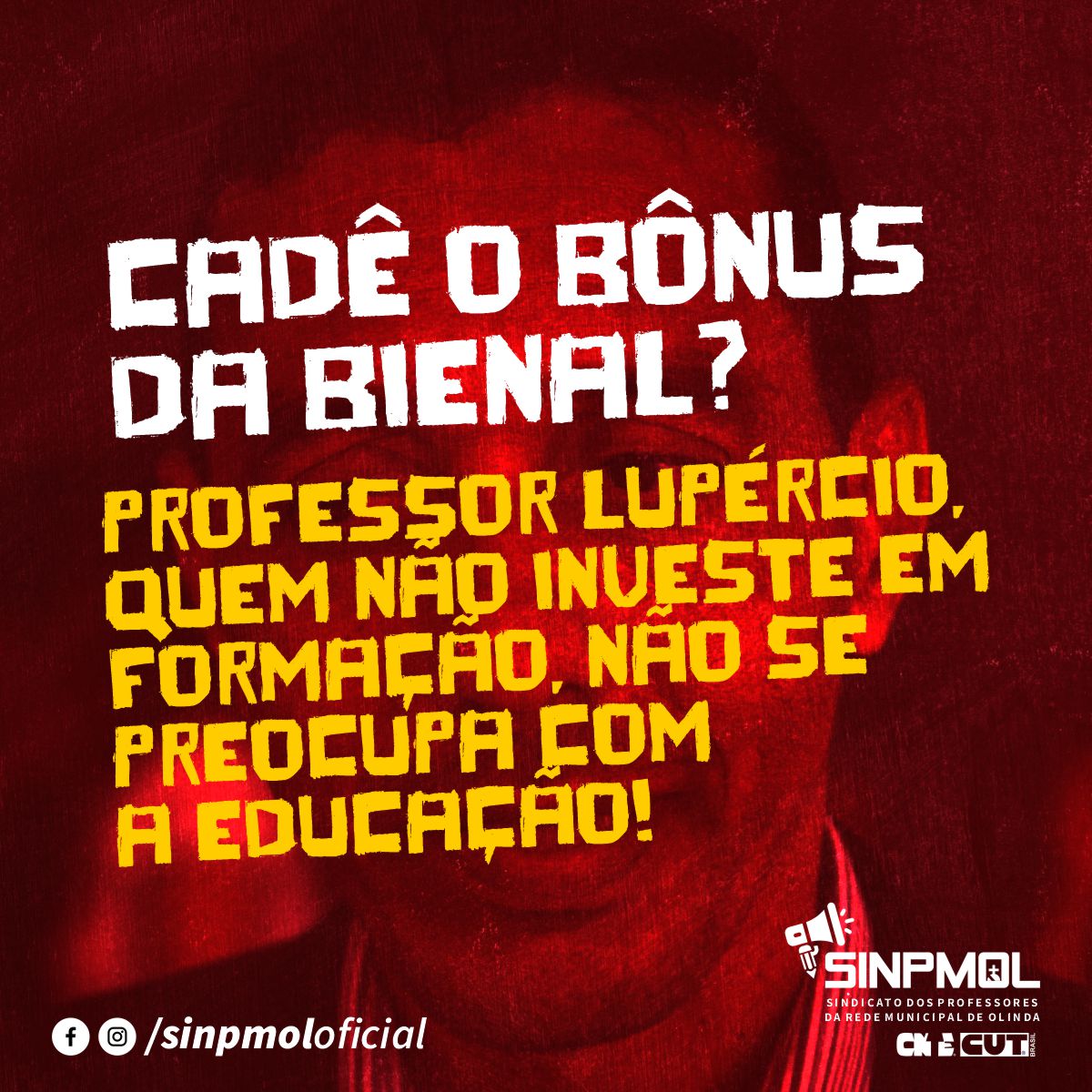 NOTA PÚBLICA – CADÊ O BÔNUS DA BIENAL, PREFEITO?