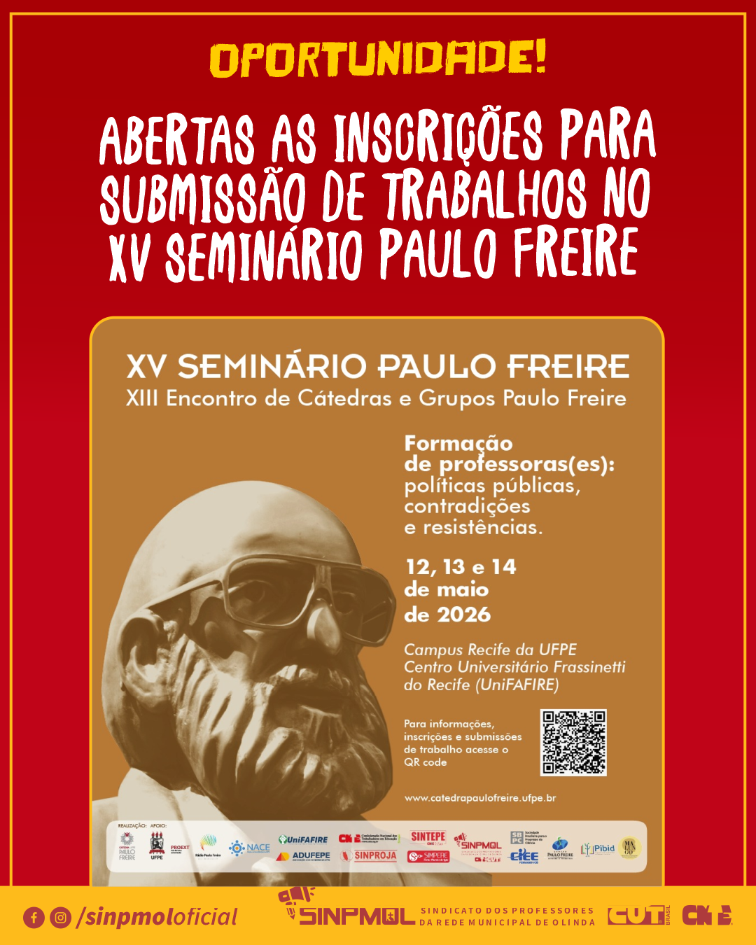 Professoras e professores, é hora de compartilhar saberes e fortalecer a luta pela educação!